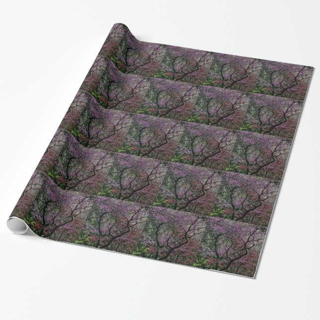 Papel De Presente Ramais e Blossomas (Desenrolado)