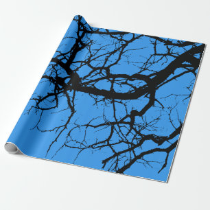 Papel De Presente Ramais escuros da árvore
