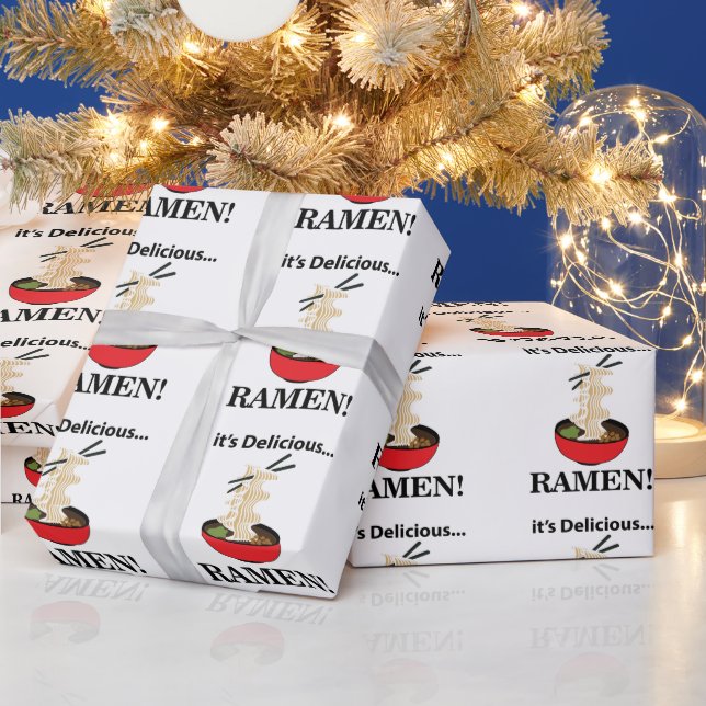 Papel De Presente Ramen é Delicioso Ramen (Feriados)