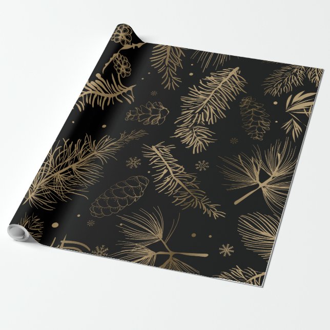Papel De Presente Ramos e Pinheiro 2 (Desenrolado)