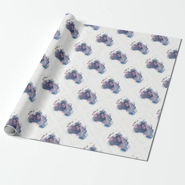 Papel De Presente Rapariga da África (Desenrolado)