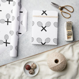 Papel De Presente Raquetes de tênis
