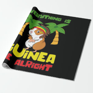 Papel De Presente Rasta Guiné Pig