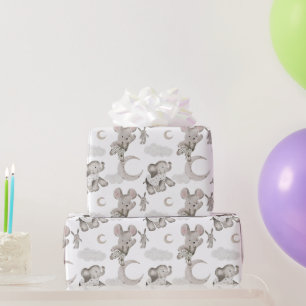 Papel De Presente Rato dos Sonhos da Lua Doce, Coelhinho de Brinqued
