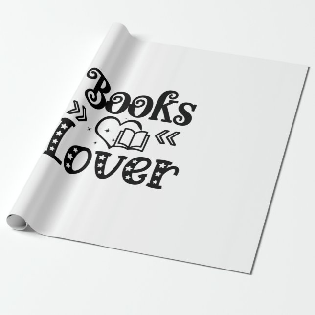 Papel De Presente Reading Art Books Lover (Desenrolado)