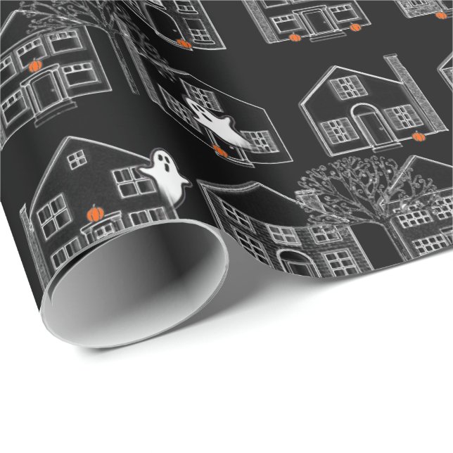 Papel De Presente Realtor Halloween (Ponta do rolo)