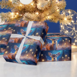 Papel De Presente Rebelde com boas-vindas de Natal