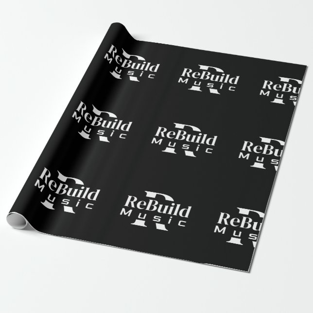Papel De Presente Rebuild Music Geschenkspapier  (Desenrolado)