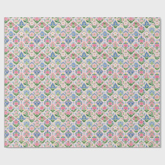 Papel De Presente Recorte floral