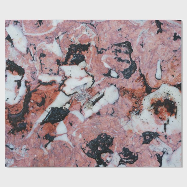 Papel De Presente Red and Black Brecciated Marble Stone Texture with (Aberto)