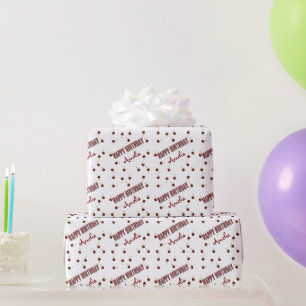 Papel De Presente Red Cherry Personalised Party