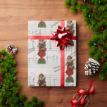 Papel De Presente Red Christmas Girl Angel Antique Victorian Music<br><div class="desc">Um anjo bonito para trazer um ponto de alegria vermelha brilhante de Natal - romance vitoriano puro - flutuando sobre uma partitura musical da era 1700 - elegância vitoriana pura. O tamanho do anjo não é tão grande que não será visto quando embrulhado em seus presentes. Procure na minha loja...</div>