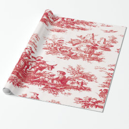 Papel De Presente Red French Country Toile