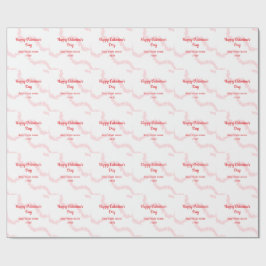 Papel De Presente Red glitter lines happy Valentine's day spiral nam
