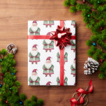 Papel De Presente Red Green Christmas Papai Noel<br><div class="desc">Red Green Christmas Papai Noel</div>