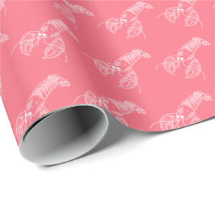 Papel De Presente Red Lobster Marisco Maine Preppy Beach