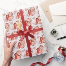 Red Orange Yellow Flower Arabe Night Quinceañera