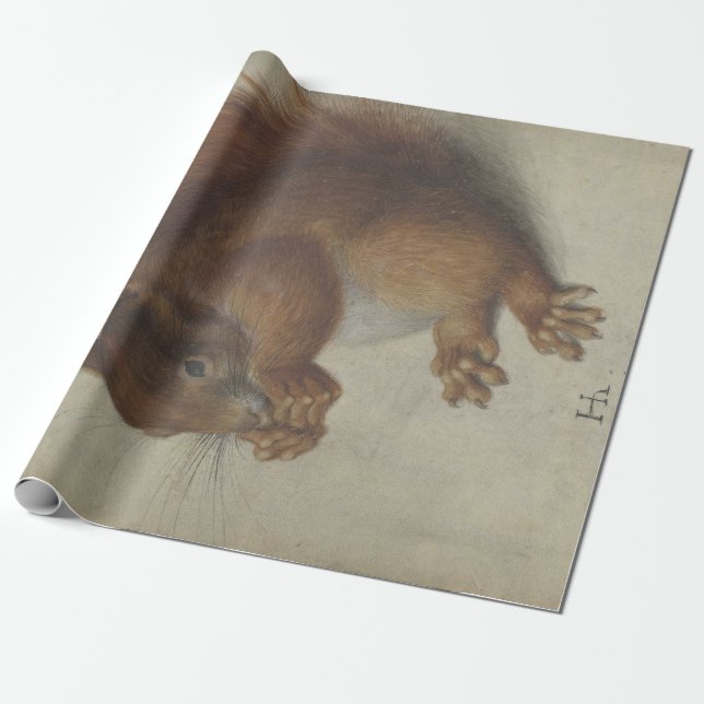 Papel De Presente Red Squirrel (por Hans Hoffmann) (Desenrolado)