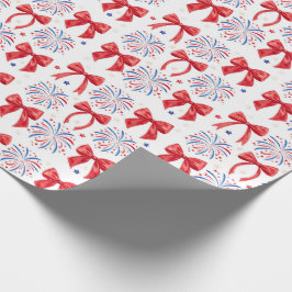 Papel De Presente Red White e a Festa de segundo aniversário de 2 de