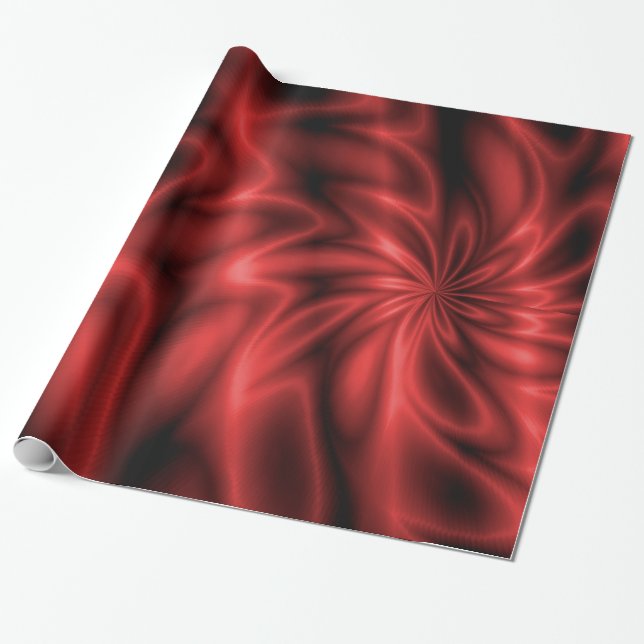 Papel De Presente Redemoinho vermelho (Desenrolado)