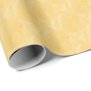 Papel De Presente Redemoinhos doces do amarelo da luz do sol