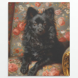 Papel De Presente Regal Schipperke Dog Vintage Decoupage