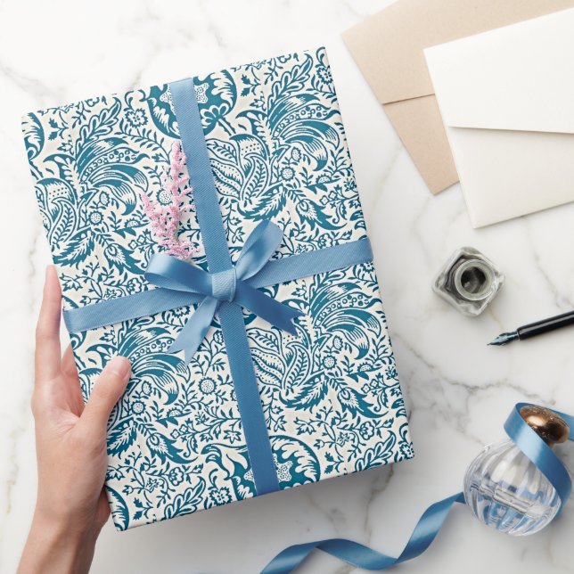 Papel De Presente Regal Wrap: Elegância Indiana Reimaginada (Presentear)