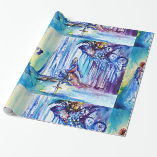 PAPEL DE PRESENTE REI ARTHUR, SENHORA LAGO E EXCALIBUR