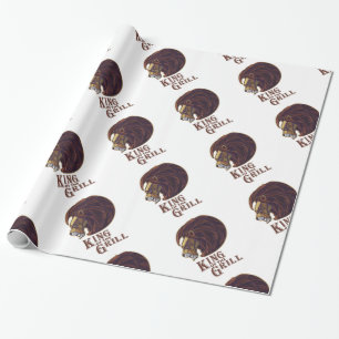 Papel De Presente Rei da grade