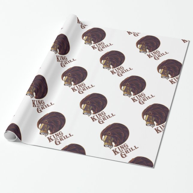 Papel De Presente Rei do Grill (Desenrolado)