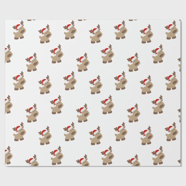 Papel De Presente Reindeer gift wrap (Aberto)