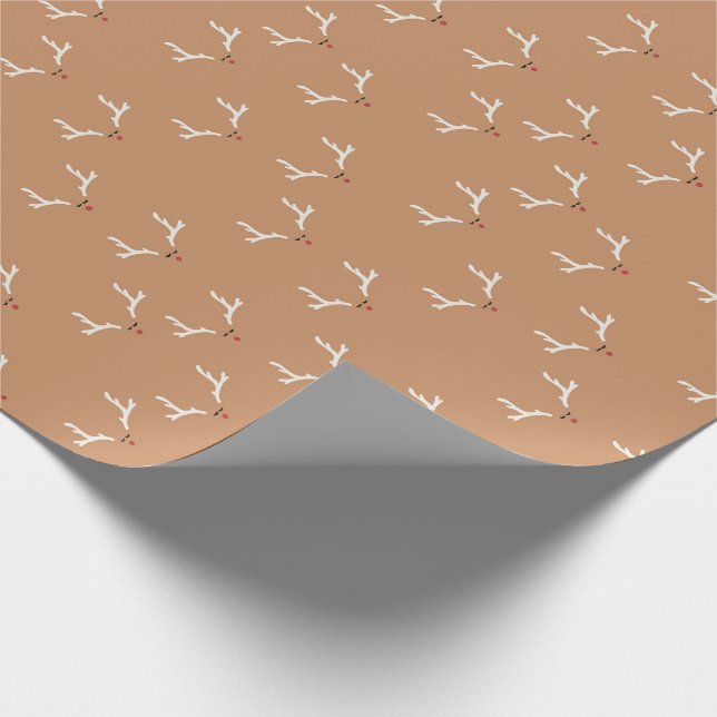 Papel De Presente Reindeer Wrap Kids Natal moderno (Ponta)
