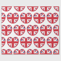 Reino Unido Union Jack Flag Heart