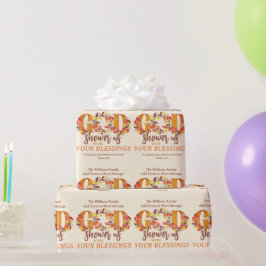 Papel De Presente Religious Christian Thanksgiving Faith Bible Quote