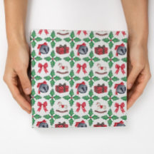 Relíquias Natalinas de Patchwork de Azevinho