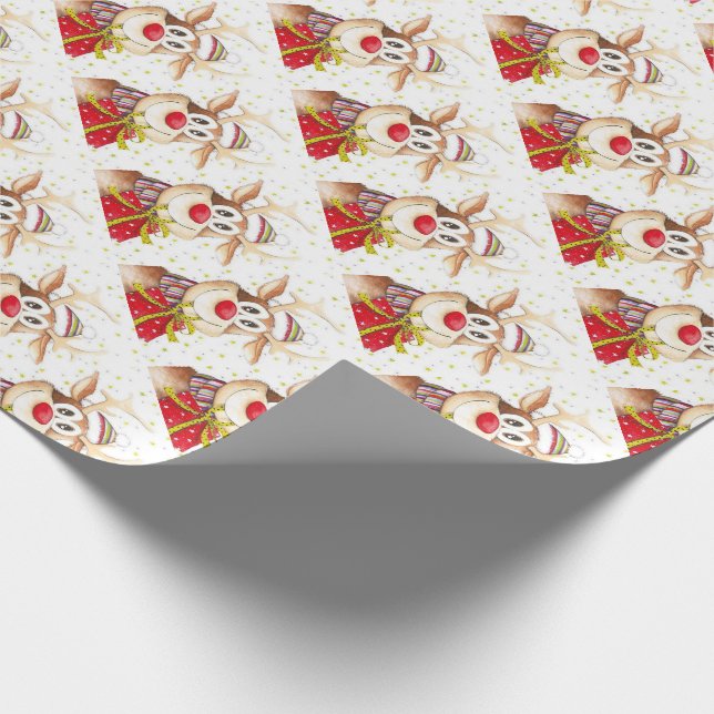 Papel De Presente Rena (Ponta)
