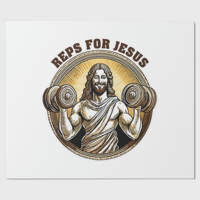 Papel De Presente Reps para Jesus (Aberto)