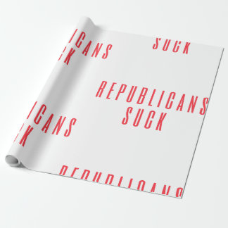 Papel De Presente Republicanos Suck! Citação Política Para Os Des Li