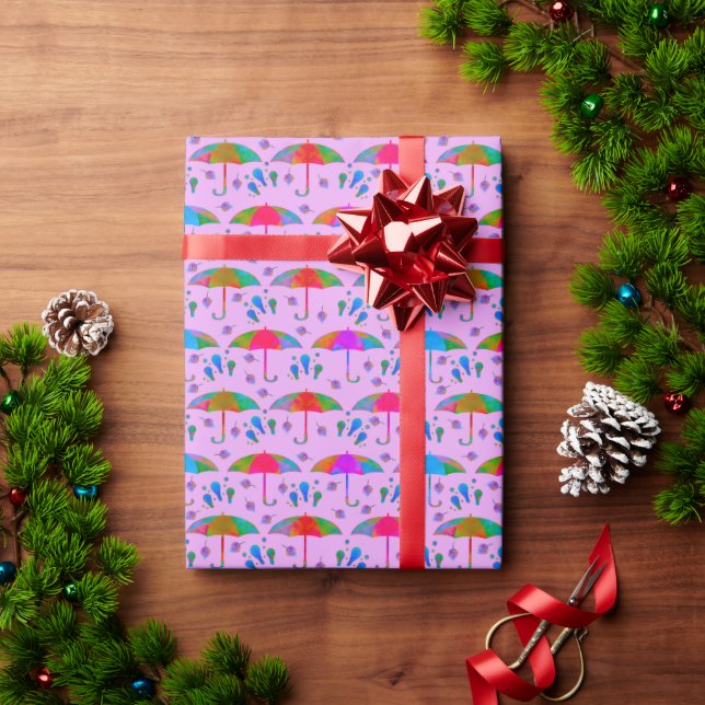 Papel De Presente Respingo da Natureza ao Pôr do Sol (Presente de Natal)