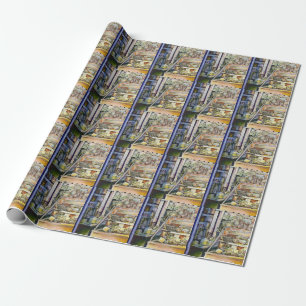 Papel De Presente Respire frio em um Deli quente