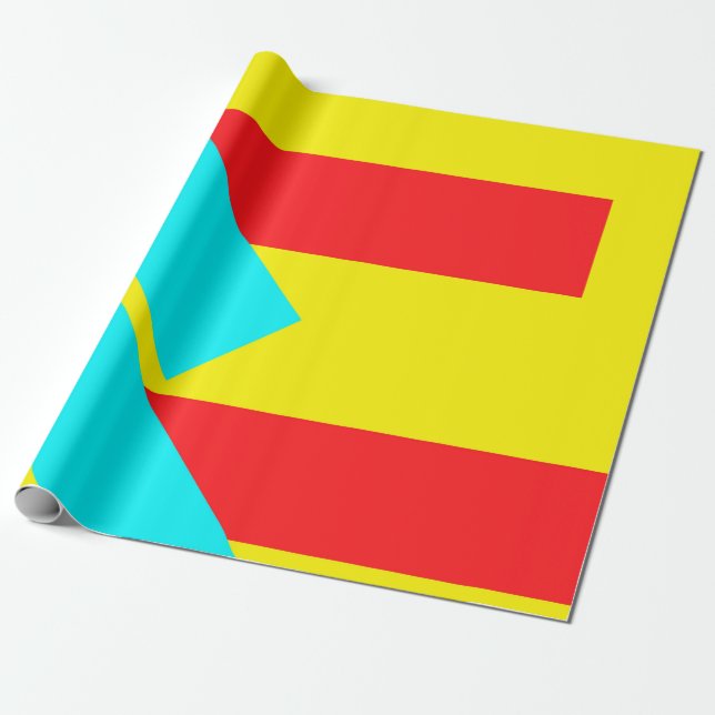 Papel De Presente Retângulos (Desenrolado)