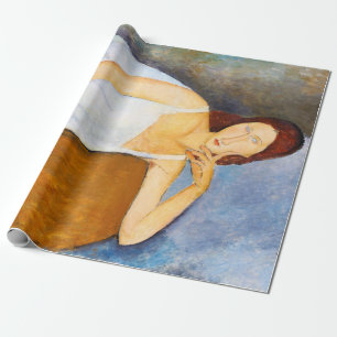 Papel De Presente Retrato de Jeanne Hebuterne, Modigliani