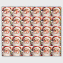 Retrato de Natal Alegre do Papai Noel