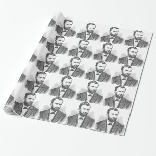 Papel De Presente Retrato de Ulysses S. Grant Ilustrativo