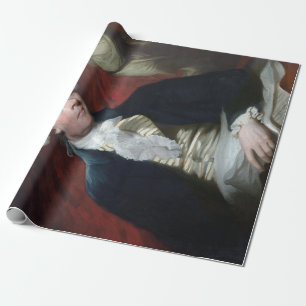 Papel De Presente Retrato Mather Brown de Thomas Jefferson