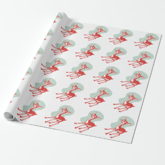 Papel De Presente Retro