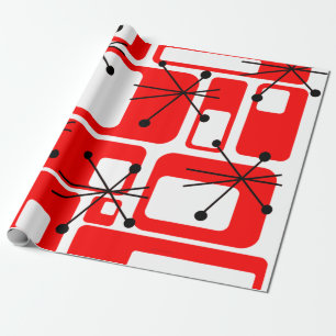 Papel De Presente Retrô 