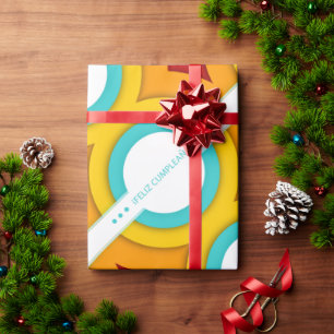 Papel De Presente Retro Feliz