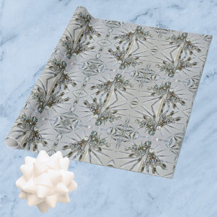 Papel De Presente Retro Glam Vintage Rhinestones Elegante