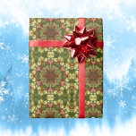 Papel De Presente Retro Natal Mandala<br><div class="desc">Obtenha grunhido com nossa design de natal retrô! As cores festivas vão transportar um novo universo de estilo. Os padrões engraçados e visuais triplos são perfeitos para o hippie moderno ou para qualquer um que ama cores brilhantes e ousadas. Não perca essa obra-prima psicodélica!</div>